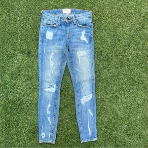 Current Elliot Distressed Denim Jeans Size 23